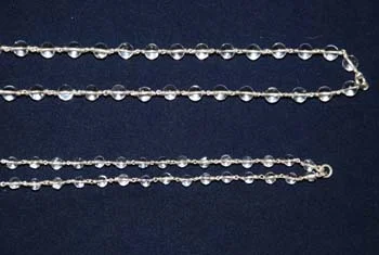 Sphatika Clear Quartz Crystal Mala from Sri Karpagambal Jewellery